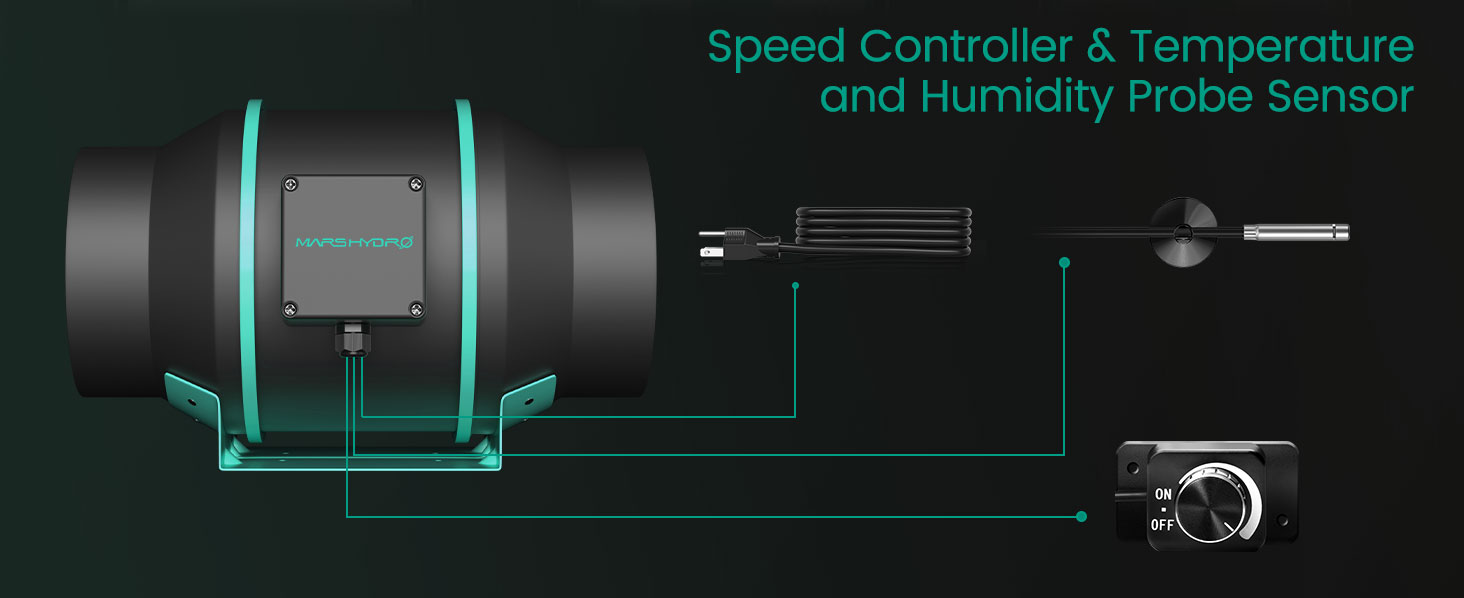 Контроллер влажности и скорости встроенного канального вентилятора 3mars Hydro iFresh Smart