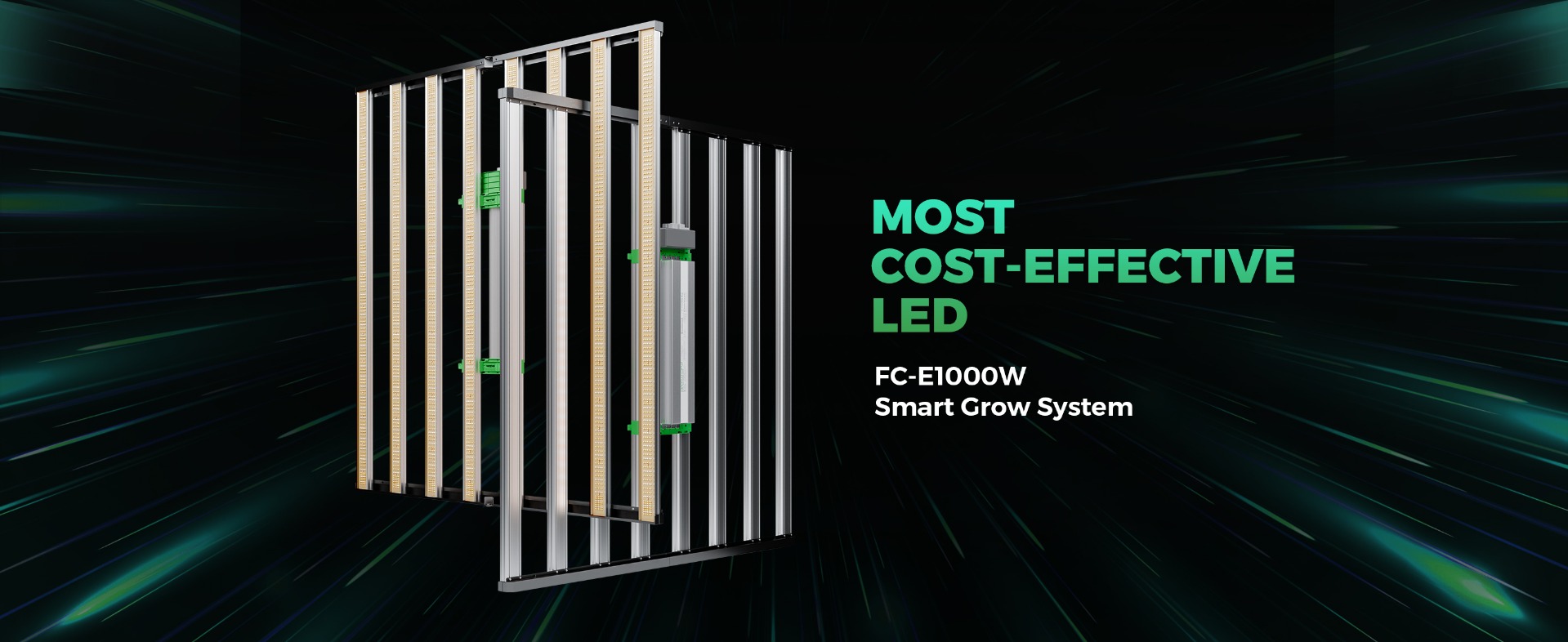 Mars Hydro FC-E1000W LED pěstební světlo - chytrý pěstební systém
