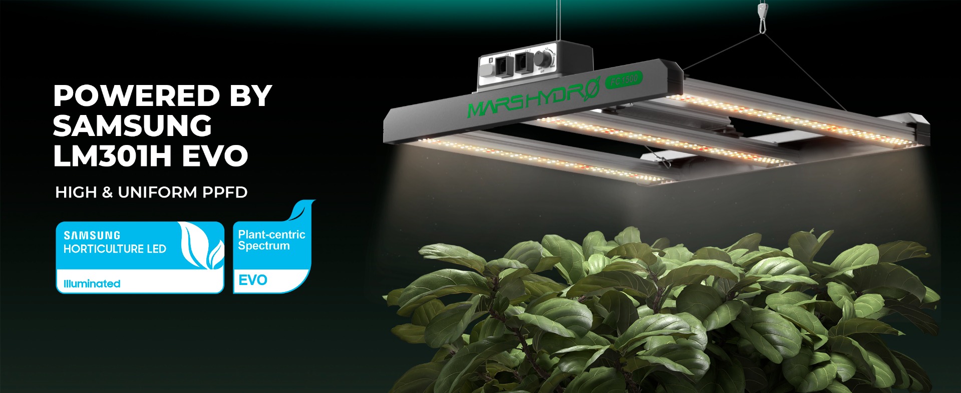 Mars Hydro Smart FC1500 Samsung LED Grow Light