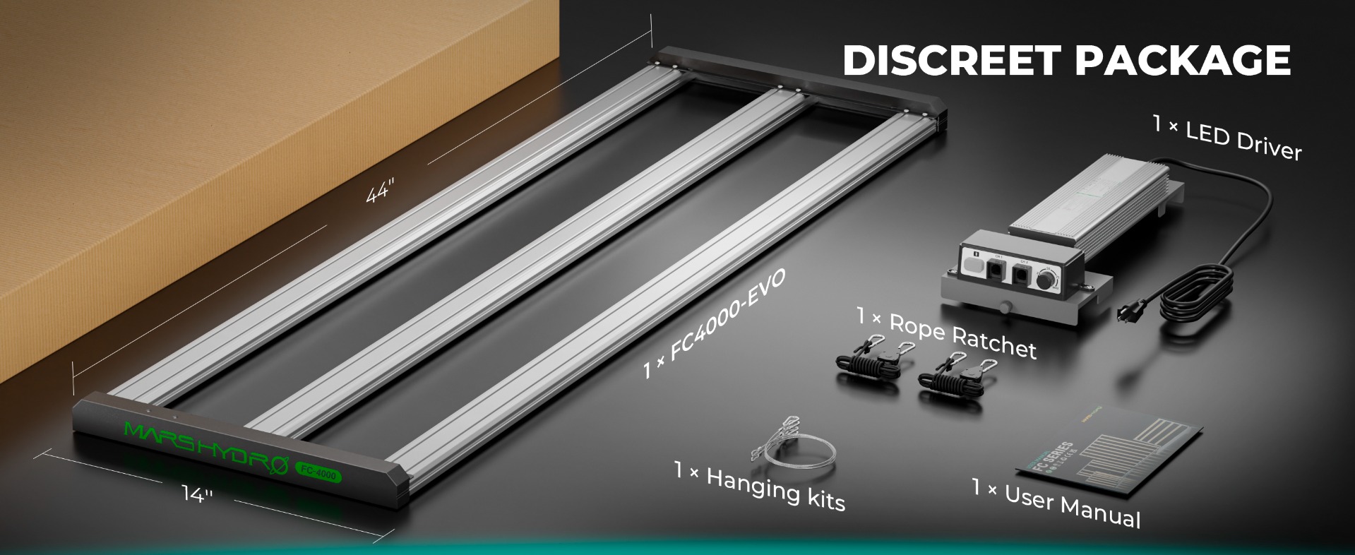 App dimming control of Mars Hydro Smart FC4000 LED