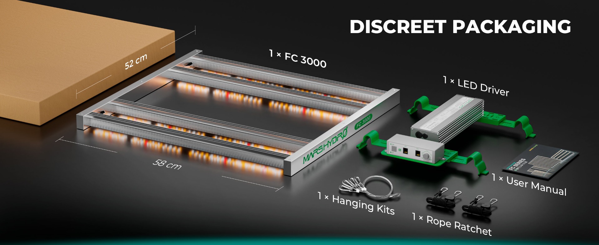 Discreet Package of FC3000
