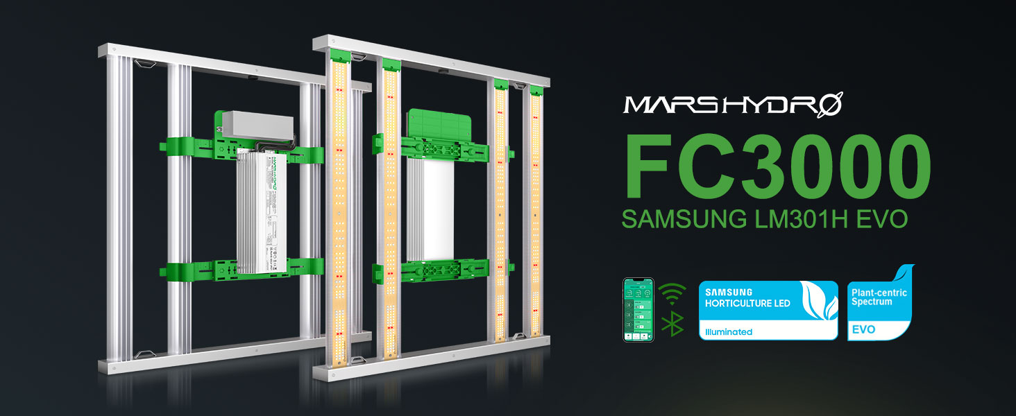 Светодиодный светильник для выращивания растений Mars Hydro Smart FC3000 Samsung LM301H EVO