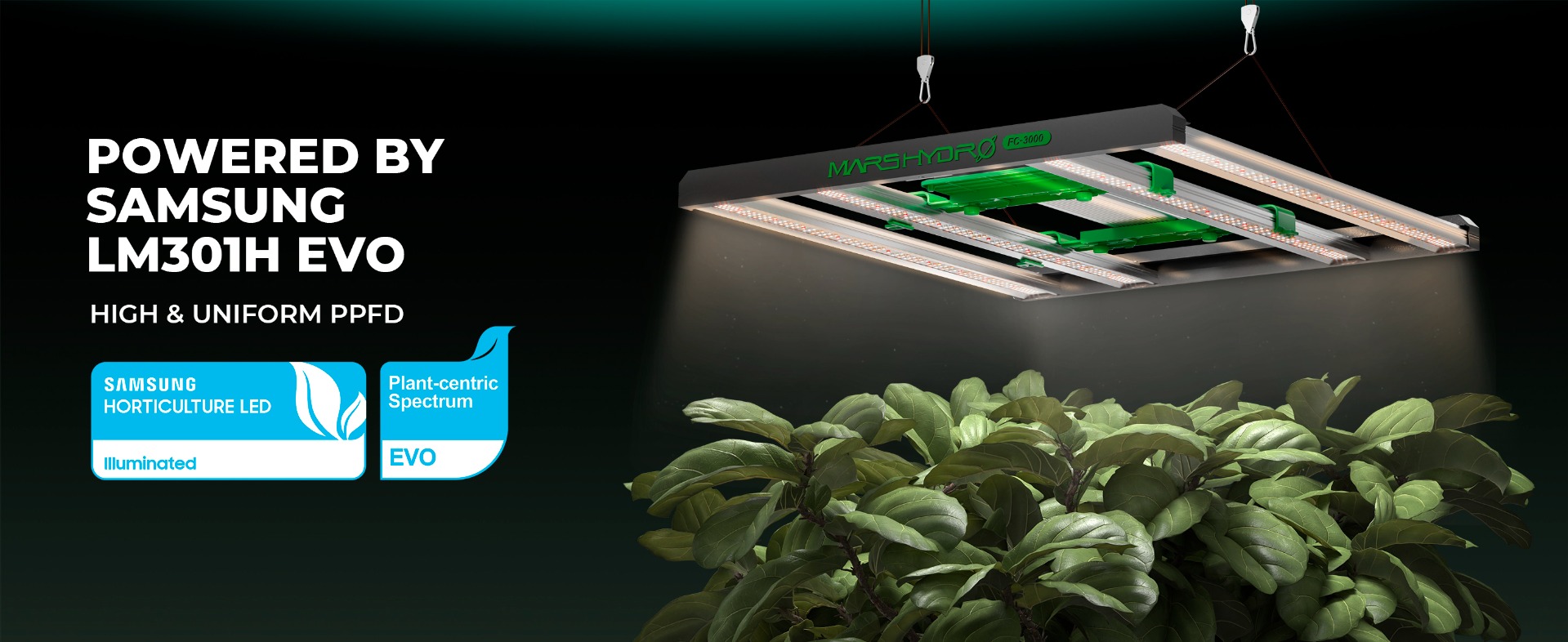 Mars Hydro Smart FC3000 Samsung LED Grow Light