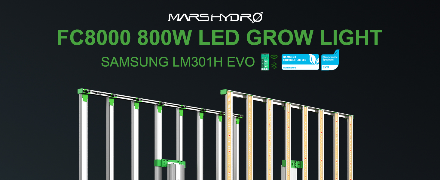 Mars Hydro FC8000 SAMSUNG LM301H EVO Smart LED Grow Light -1