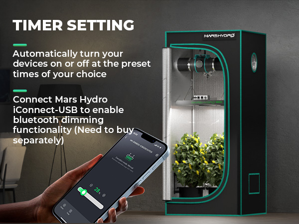 Control by App, FC1500 Support automatically turn your device on off at the preset time
