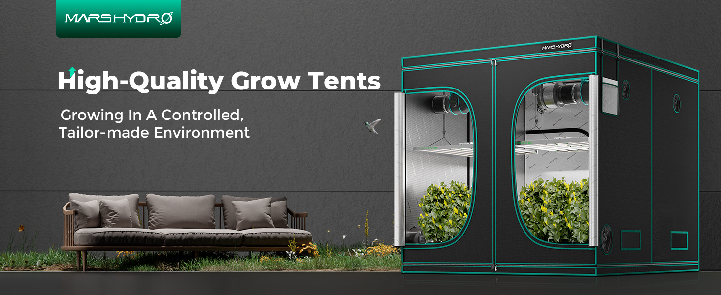 1.mars hydro high quality grow tent