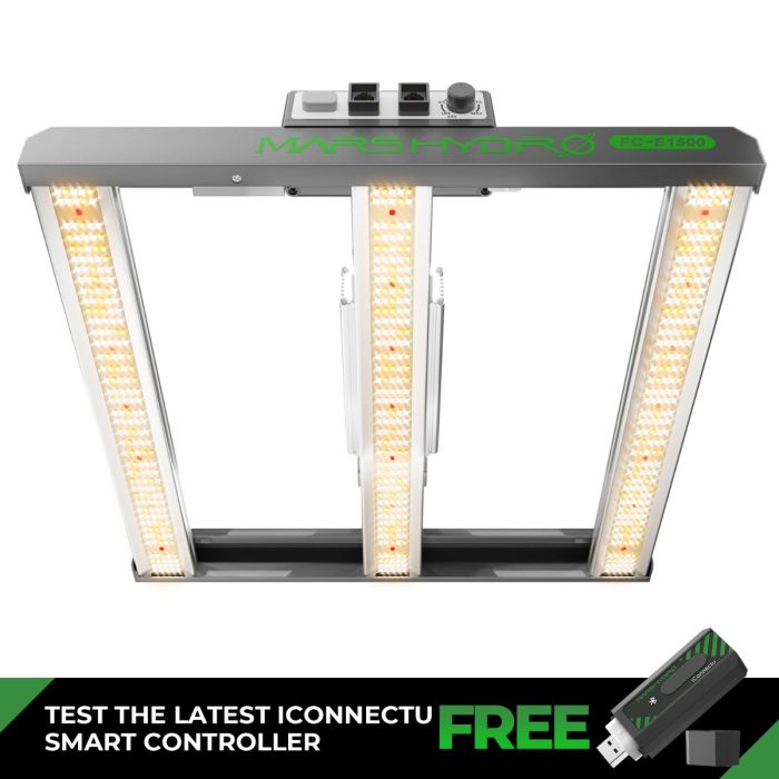 Mars Hydro Smart Dimmable FC E1500 Bridgelux 150w LED Grow Light for 2.5 x2.5 Grow Tent for Indoor Plants