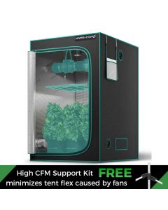 mars hydro 4x4 grow tent with high CFM kit
