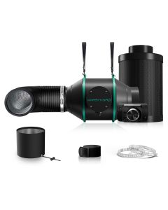 Mars Hydro 4 Inch Inline Duct Fan And Carbon Filter Combo With Speed Controller