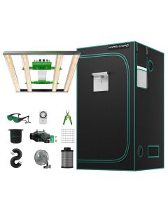 Mars Hydro FC-E3000 LED Grow Light + 3'x3' 39''X39''X71