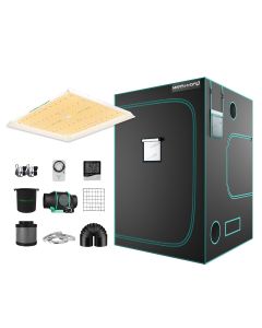 Mars Hydro TS3000 Grow Tent Kits including TS3000 LED Grow Light, 5x5Grow Tent and Inline fan Carbon filter etc.