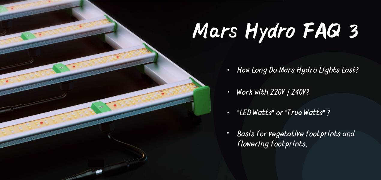 Mars hydro frequently asked questions section 3