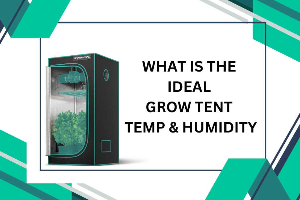 What is the ideal grow tent temperature and humidity