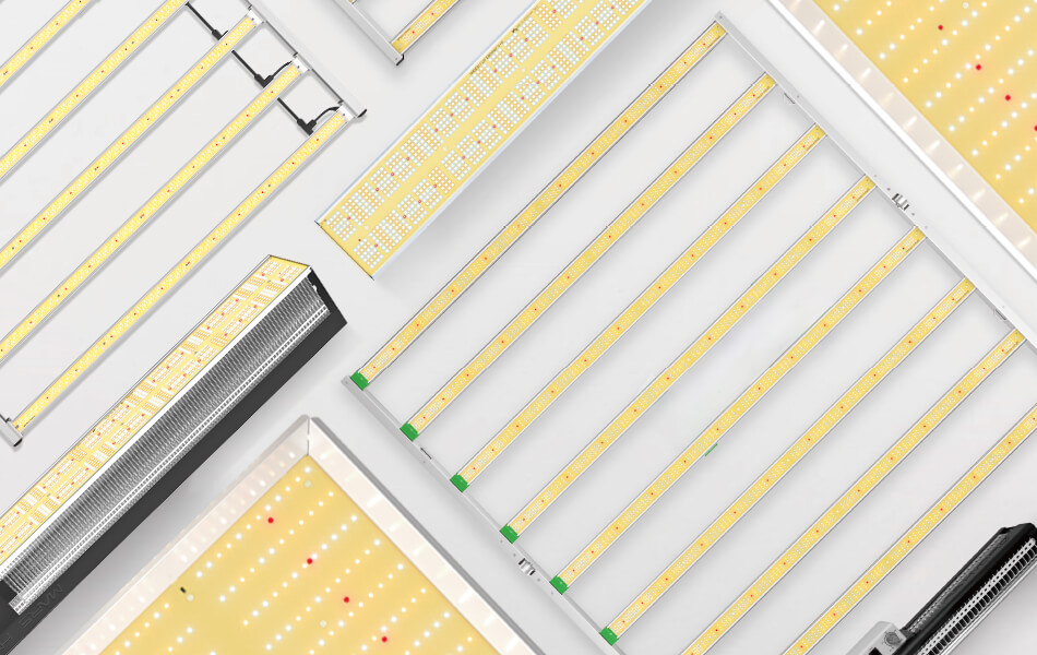 The mars hydro led grow lights are laying flatly