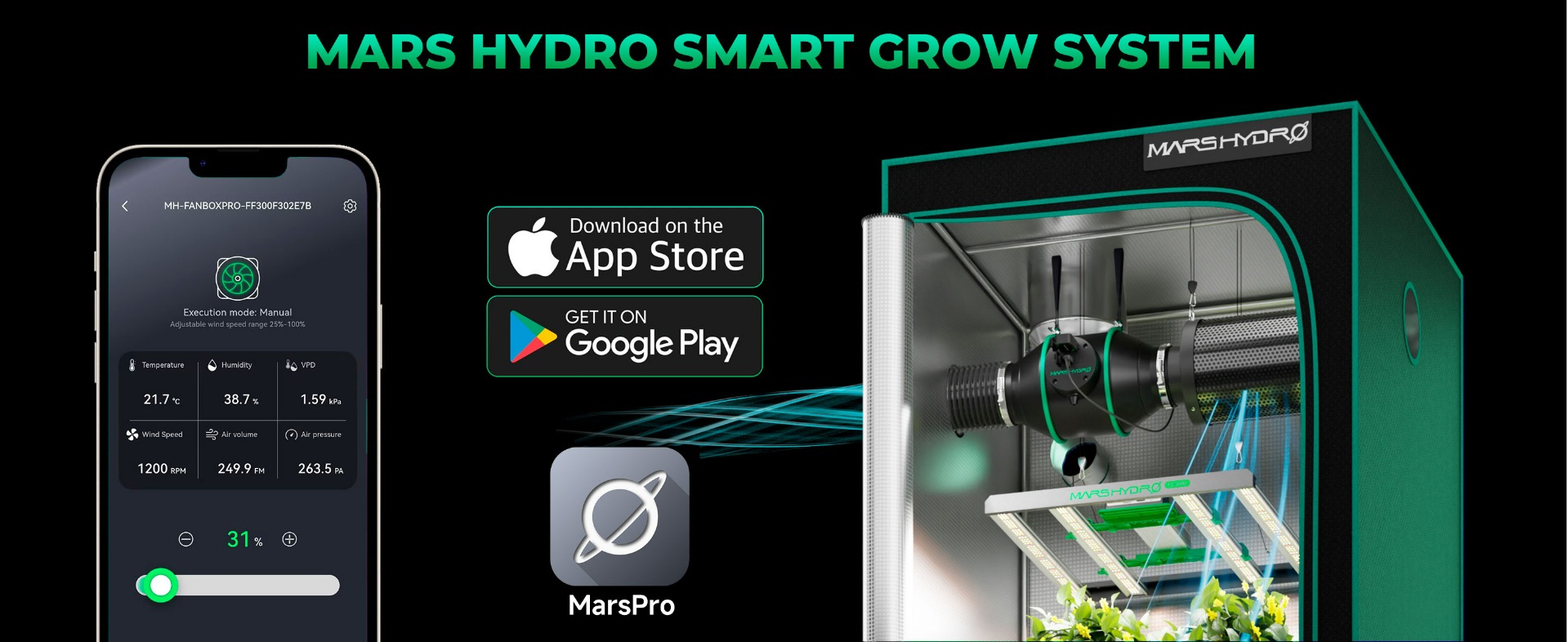 Mars Hydro IFresh Smart Fan