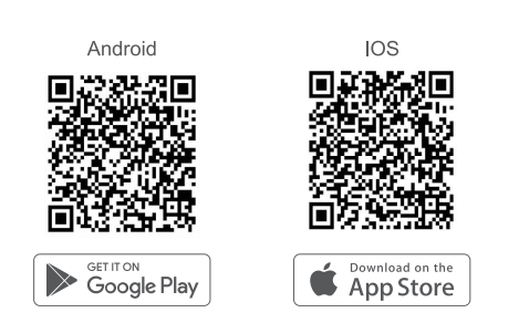 The QR Codes for the Mars Hydro APP