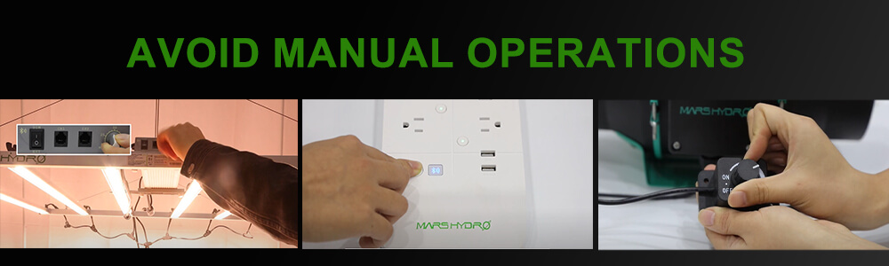 Avoid manual operations after wifi is connection for mars hydro smart equipment