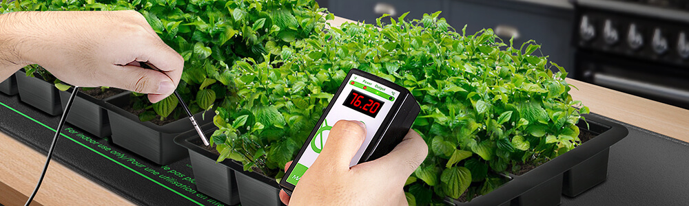The right way to use a seedling heat mat for germination and cloning is with a sensor probe