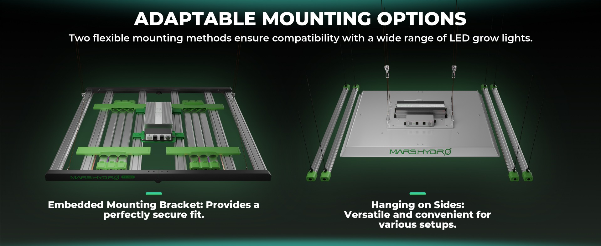 Adaptable mounting options for Adlite 2025