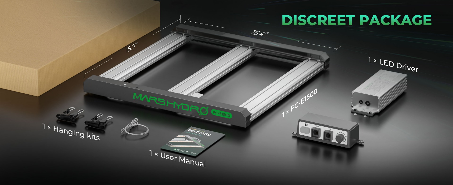 電源ユニット MARS HYDRO LED Grow Light FC1500 EVO Samsung 150W Best LED Grow Light| Mars Hydro