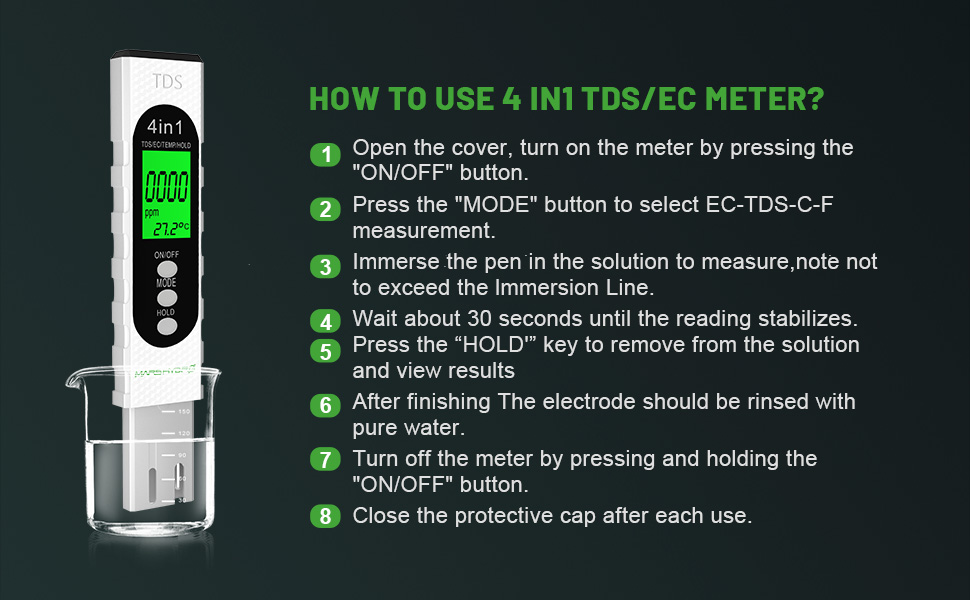 how do i use tds meter