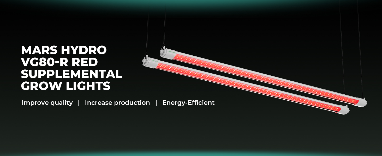 MARS HYDRO VG80 RED LED GROW LIGHT SUPPLEMENTAL 650-665NM